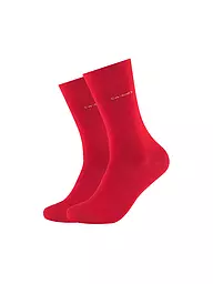 CAMANO | Socken 2er Pkg navy melange | rot