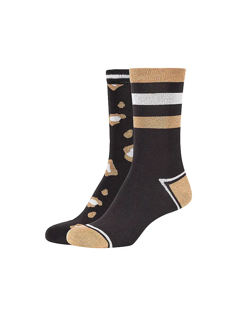 CAMANO | Socken 2er Pkg. black | schwarz