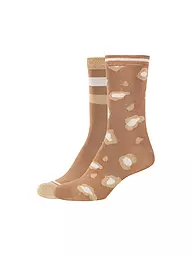 CAMANO | Socken 2er Pkg. black | camel