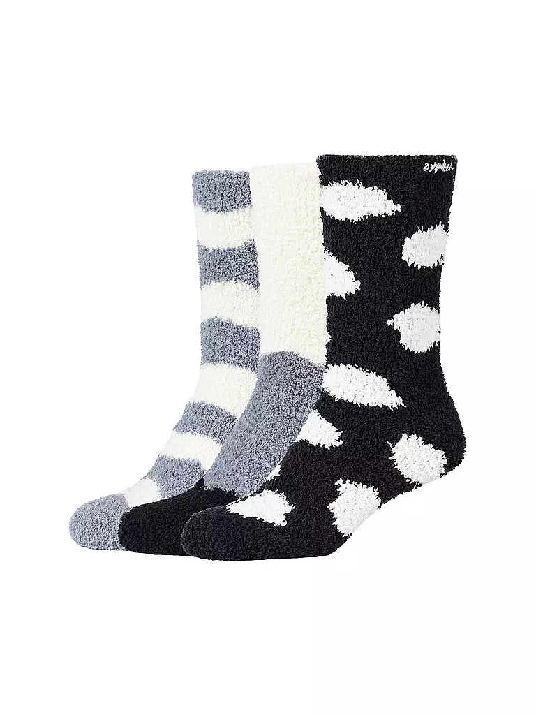 CAMANO | Socken 3er Pkg black | schwarz