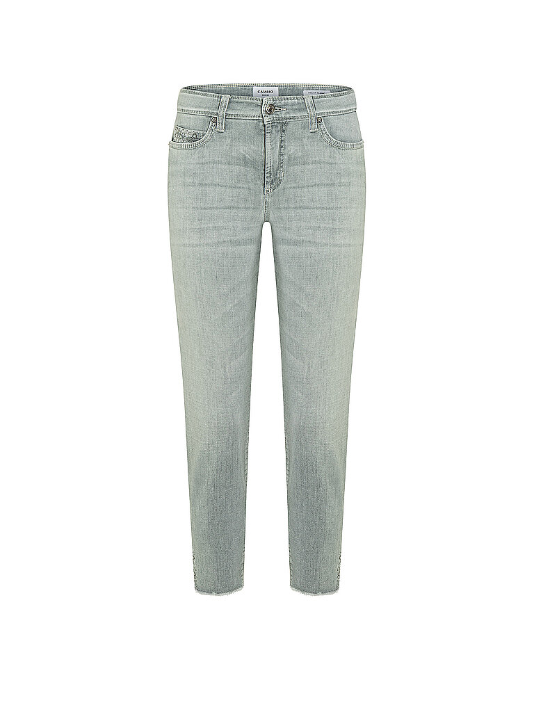 cambio jeans slim fit 7/8 piper short swarovski grau | 44