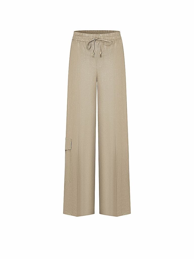 CAMBIO Leinen Cargohose AMALIA CARGO beige   36/L32 damen