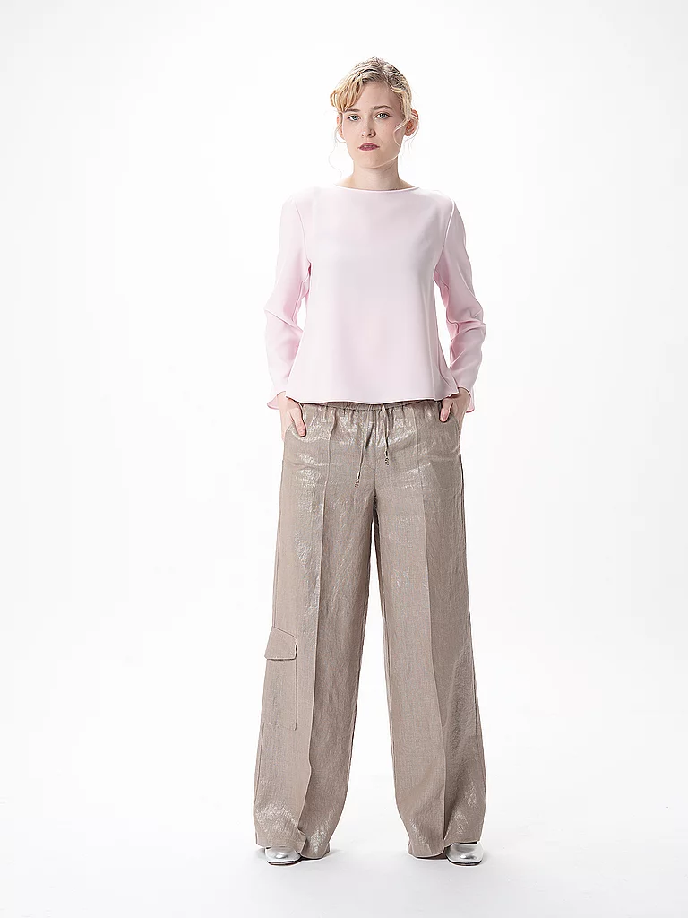 CAMBIO Leinen Cargohose AMALIA CARGO beige   36/L32 damen 2