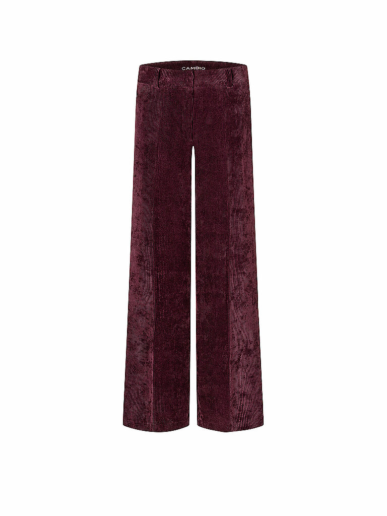 Marlenehose AMELIE dunkelrot 42/L32 damen