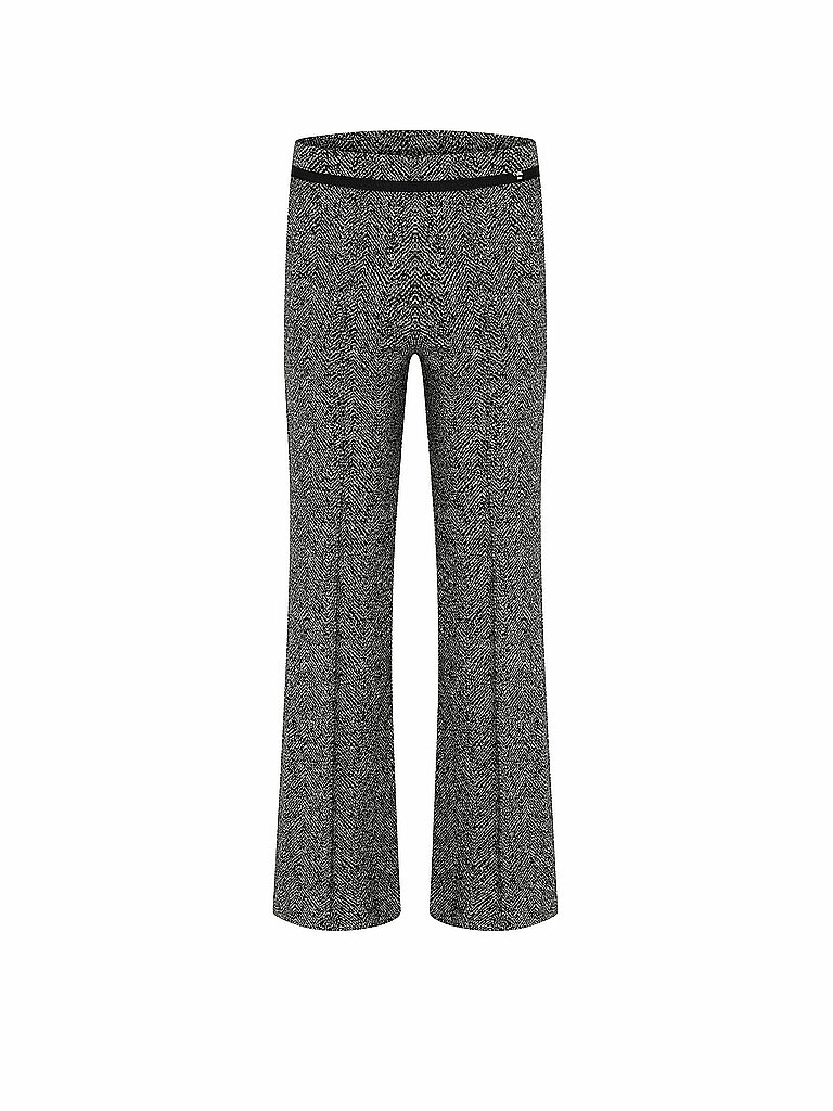 Hose Flared Fit FRANCOISE schwarz 38/L32 damen