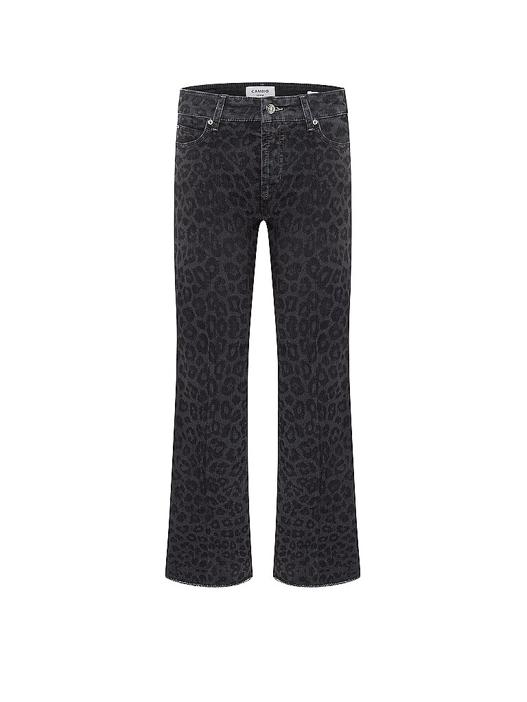 Jeans Flared Fit 7/8 FRANCESCA schwarz 34/L28 damen