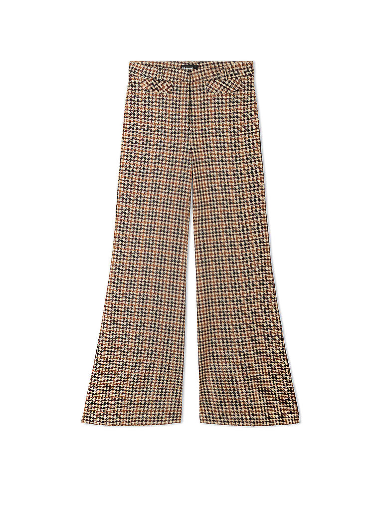 CAMBIO Marlenehose FAMOUS dunkelrot | 40/L34