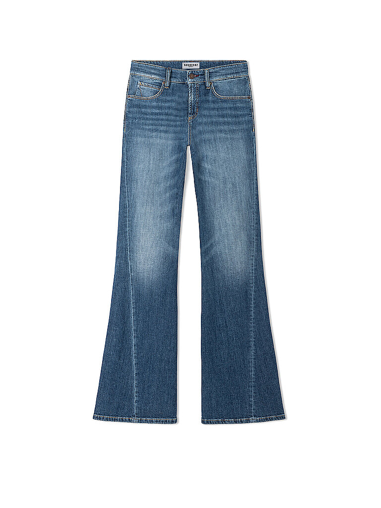 Jeans Flared Fit FABIENNE TWISTED blau 36/L34 damen