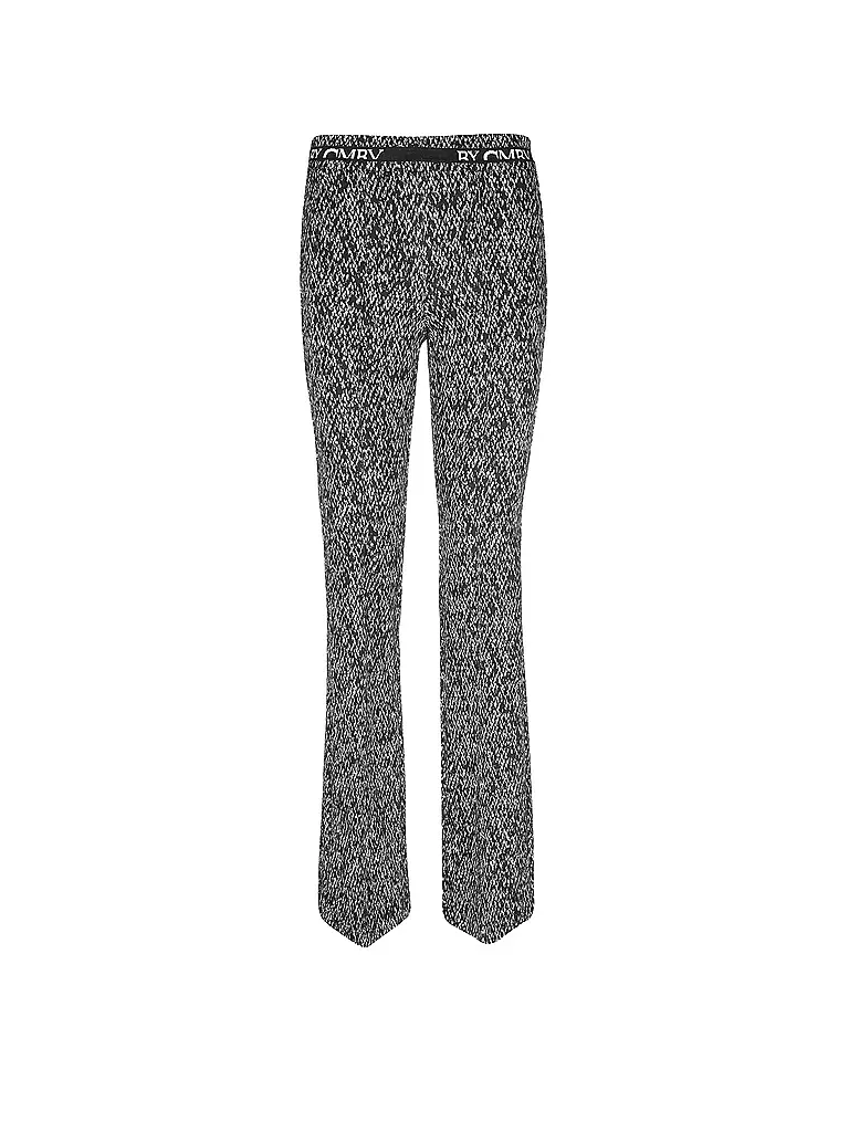 CAMBIO | Hose Flared Fit FLOWER  | grau