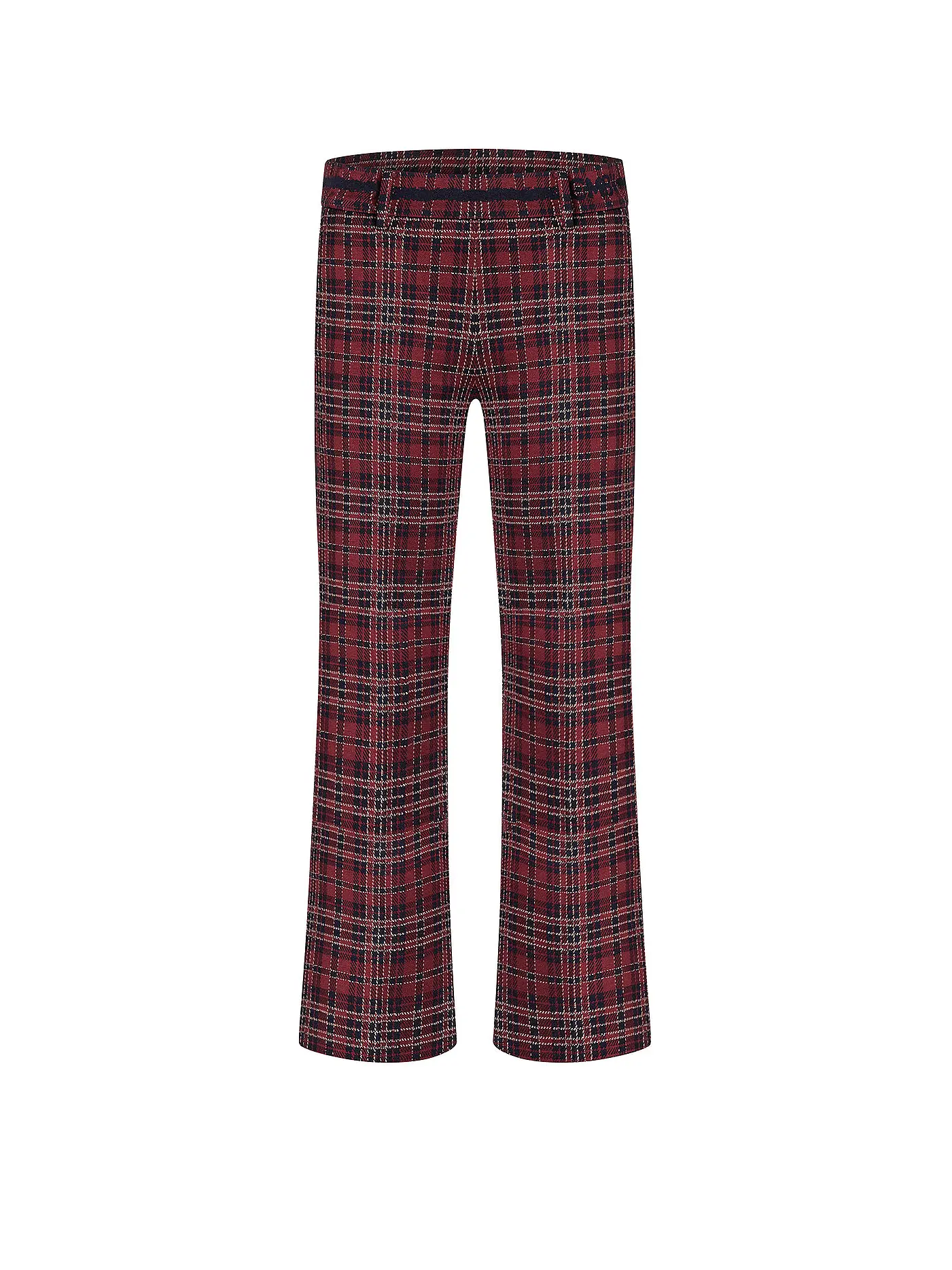 CAMBIO | Hose Flared Fit FRANCOISE CROPPED | dunkelrot