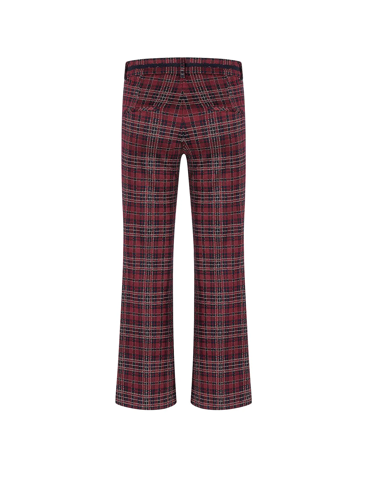 CAMBIO | Hose Flared Fit FRANCOISE CROPPED | dunkelrot