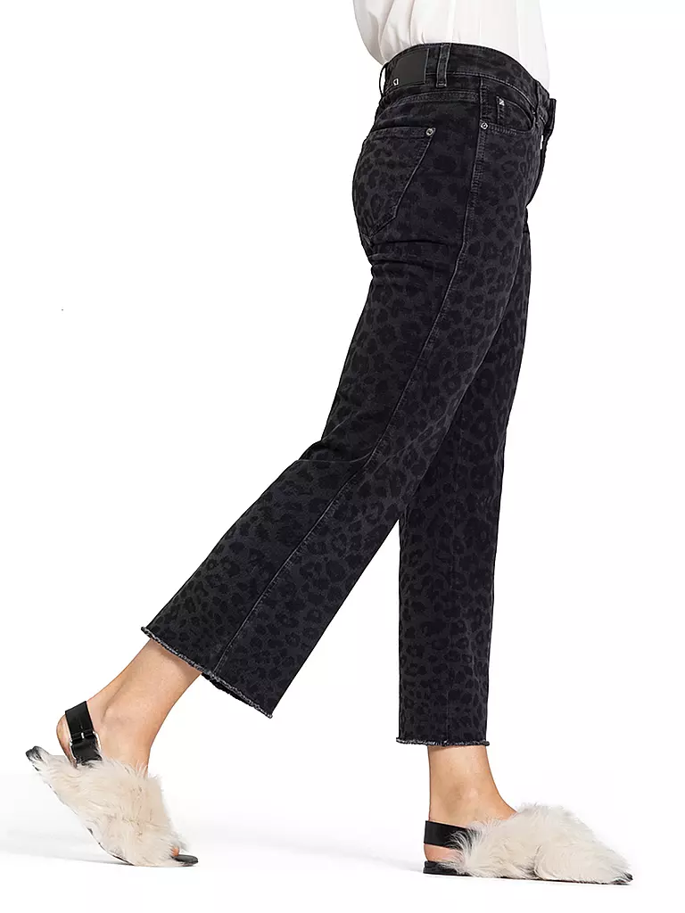 CAMBIO | Jeans Flared Fit 7/8 FRANCESCA | dunkelblau