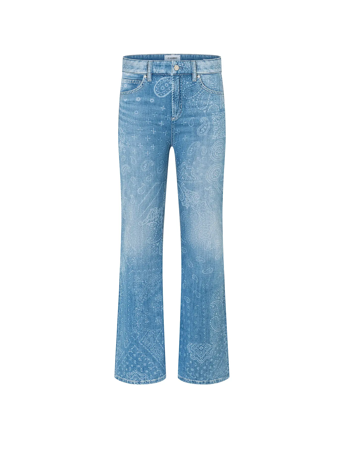 CAMBIO | Jeans Flared Fit FABIENNE | hellblau