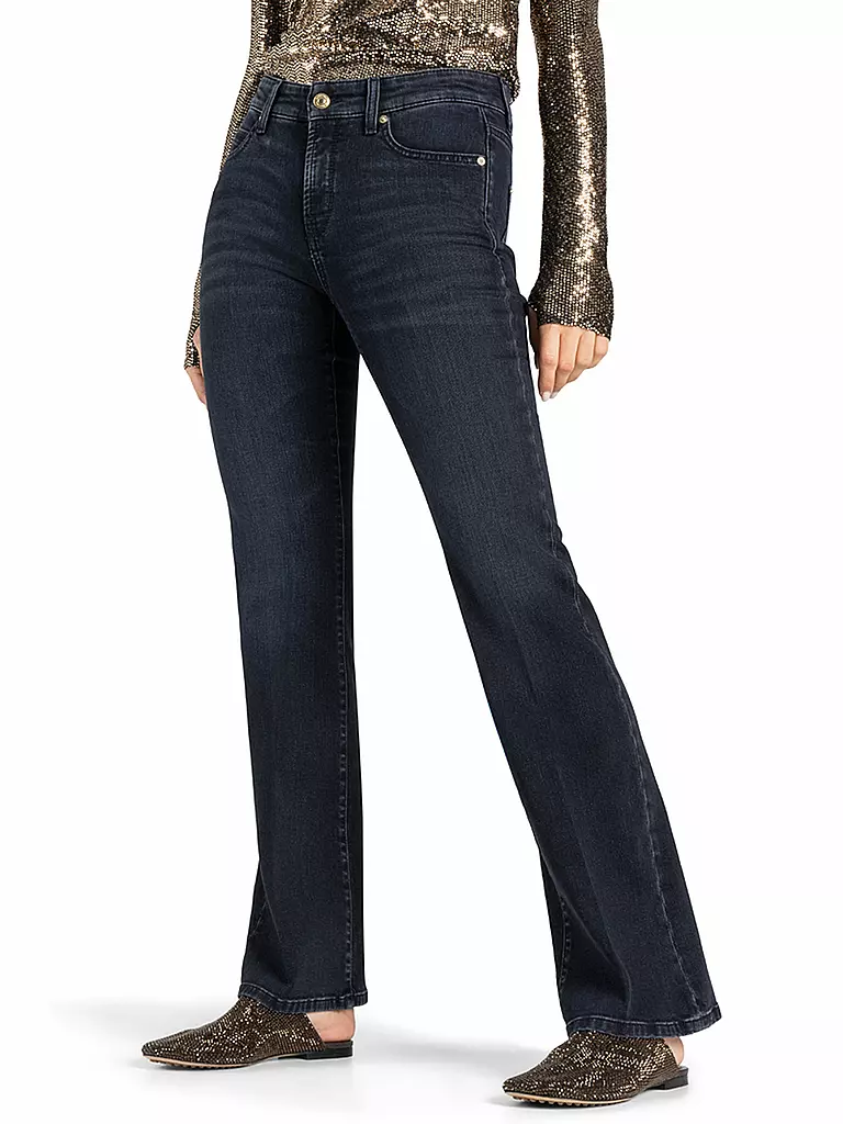 CAMBIO | Jeans Flared Fit PARIS | schwarz