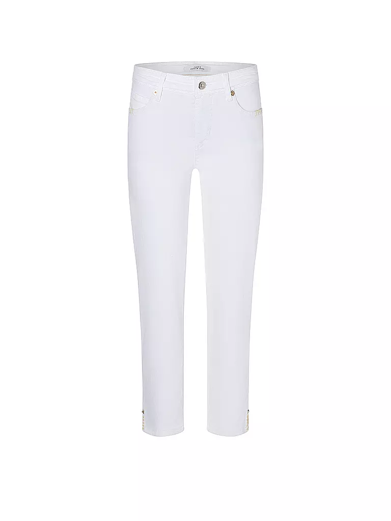 CAMBIO | Jeans Slim Fit 7/8 PIPER SHORT | weiss
