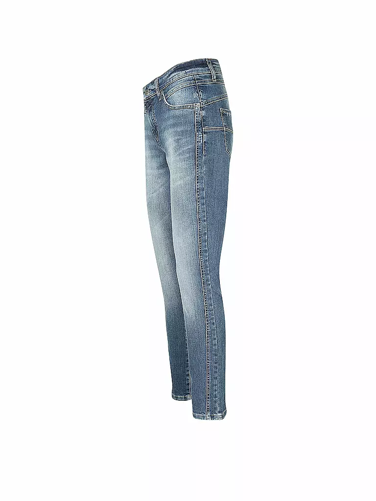 CAMBIO | Jeans Straight Fit " Paris Love " 7/8 | blau