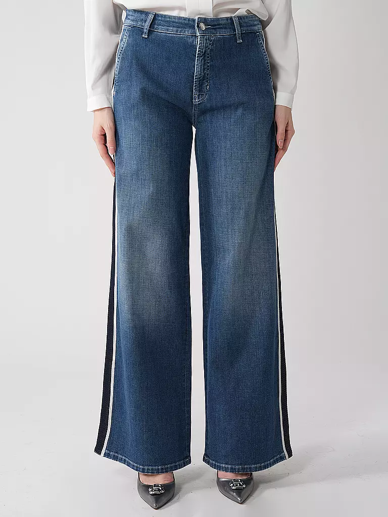 CAMBIO | Jeans Wide Leg ALEK  | blau