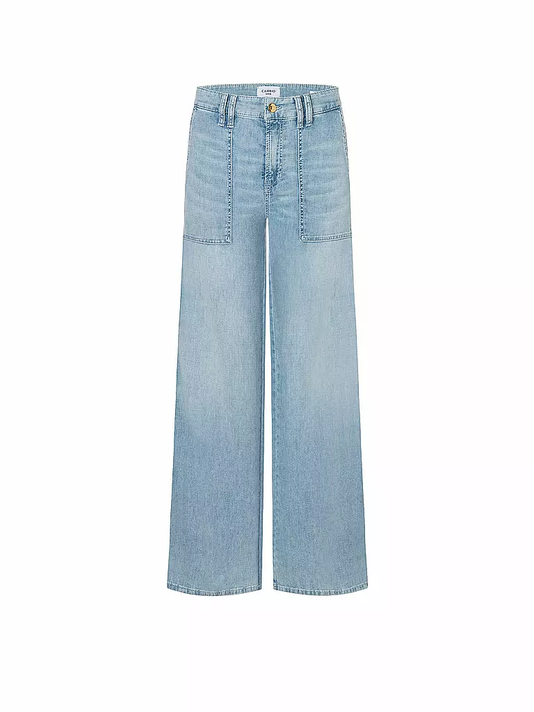 CAMBIO | Jeans Wide Leg ALEK UTILITY | blau