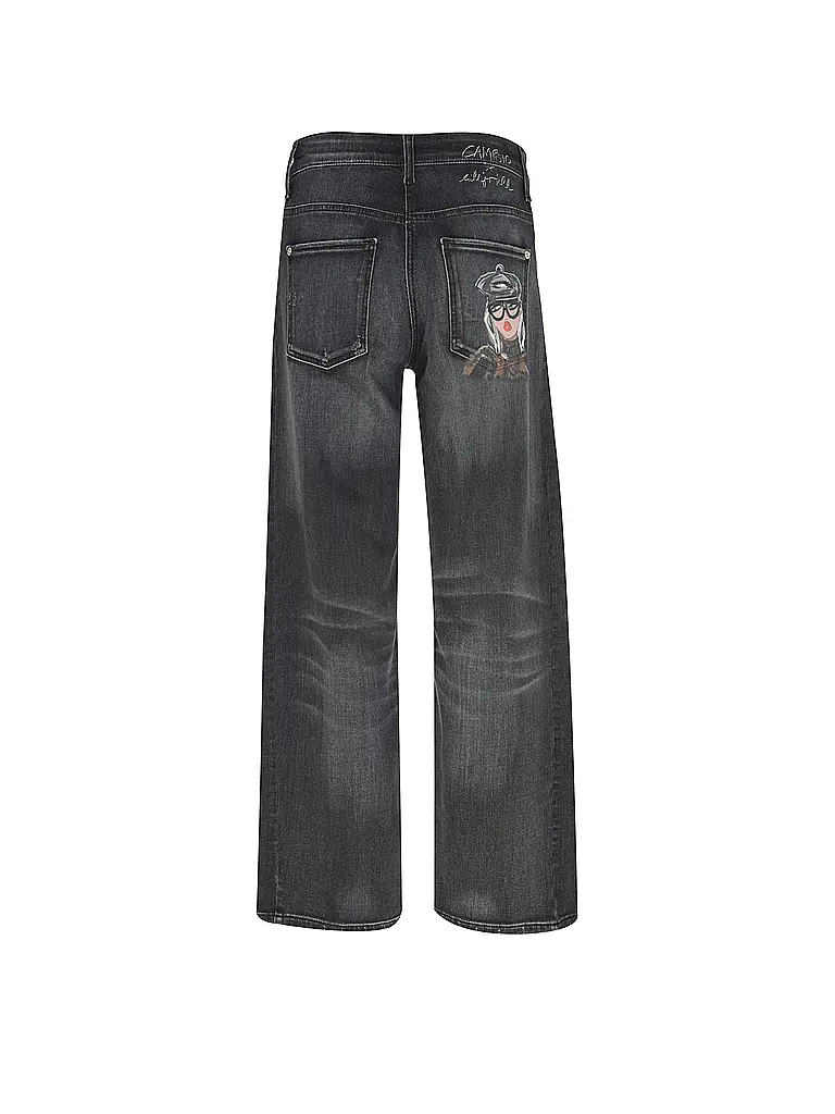 CAMBIO | Jeans Wide Leg ORIA | grau