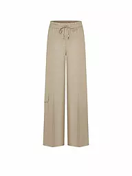CAMBIO | Leinen Cargohose AMALIA CARGO | beige