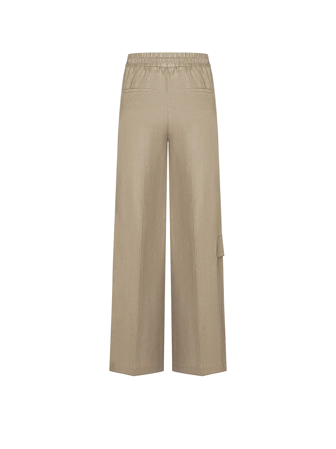 CAMBIO | Leinen Cargohose AMALIA CARGO | beige