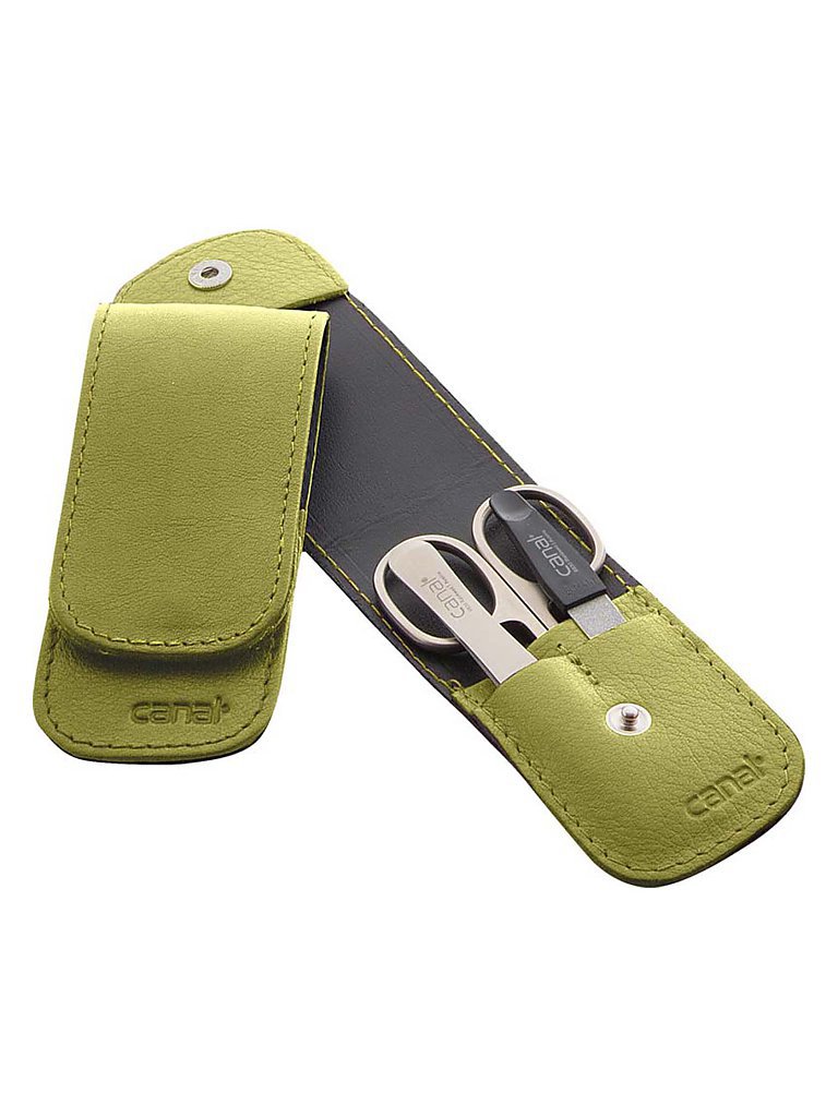 CANAL Stecketui mit Druckknopf 3-teilig (Grün) 5376