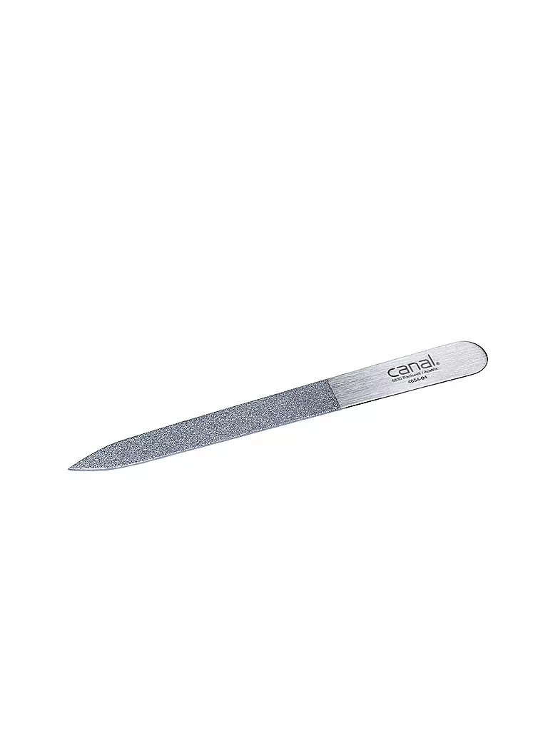 CANAL | Diamant Nagelfeile rostfrei 105 mm sterilisierbar 4054-04 | silber