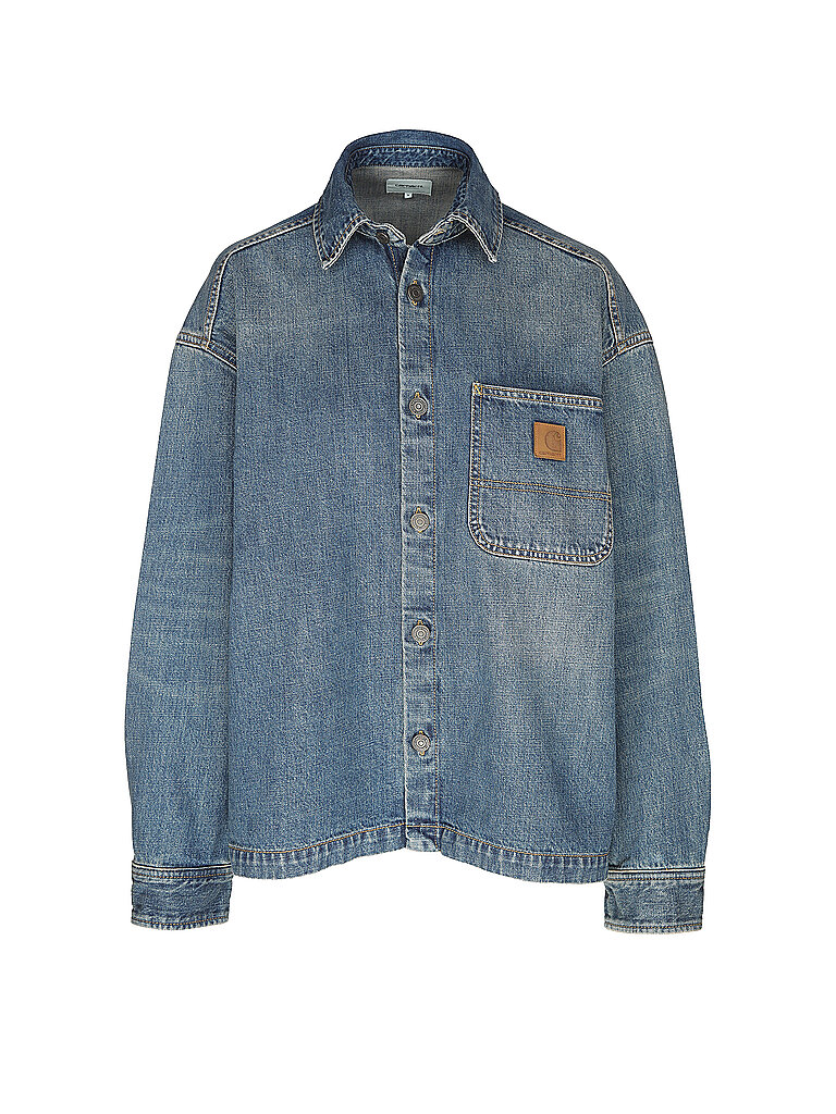 CARHARTT WIP Jeansbluse W'LOVILIA dunkelblau