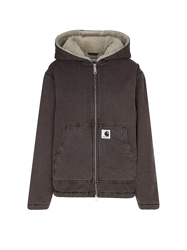 Jacke HOODED MITCH braun L damen