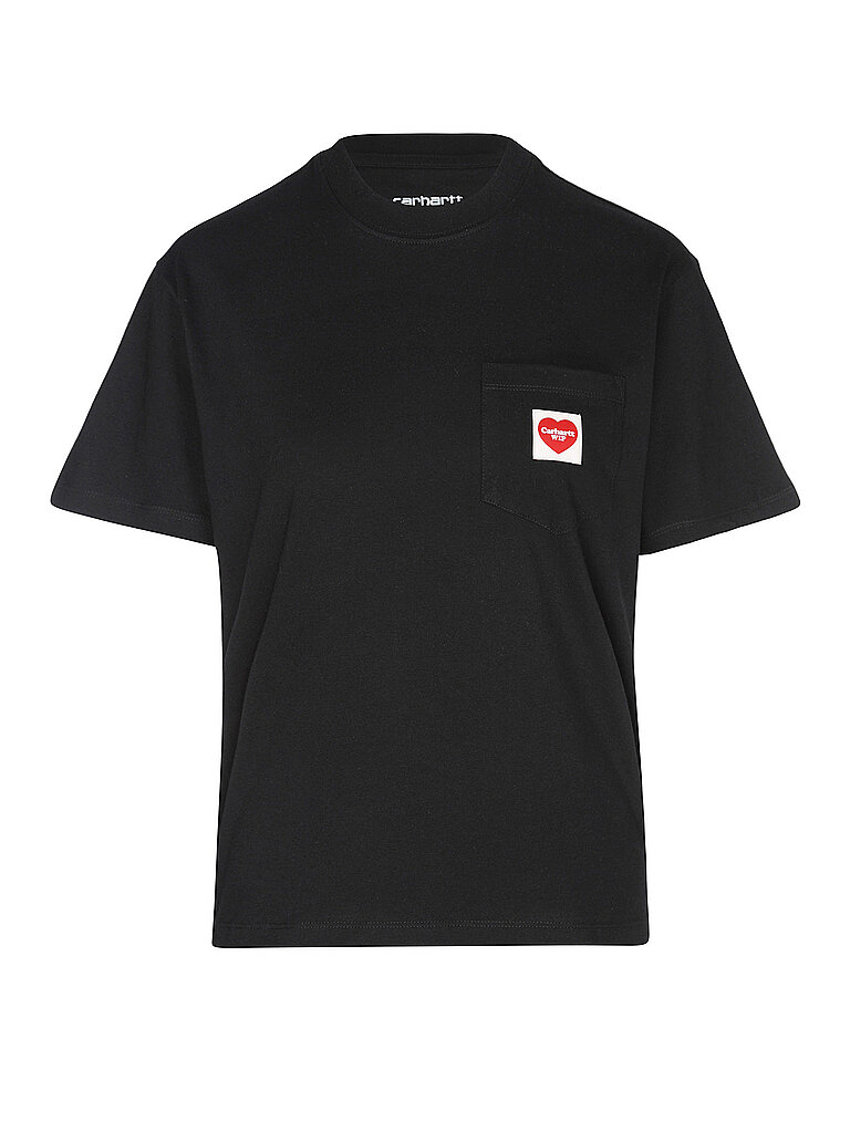 CARHARTT WIP T-Shirt POCKET HEART  schwarz | S