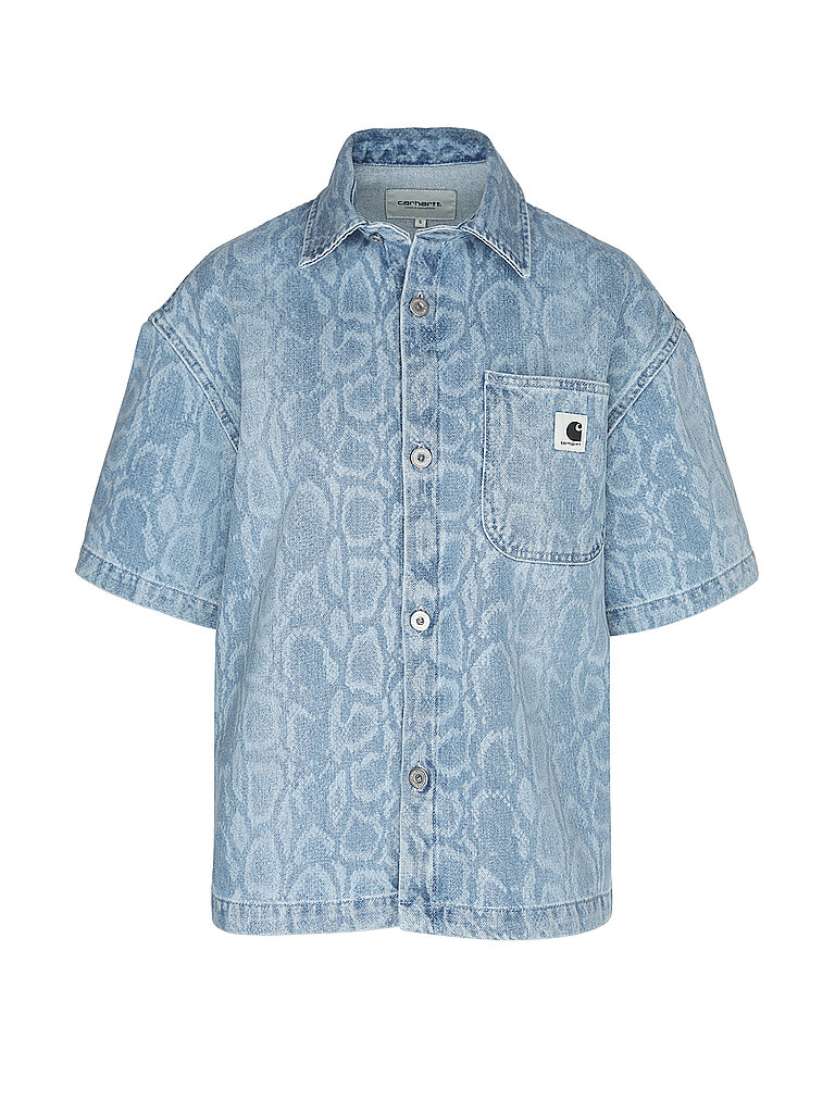 Jeansbluse SNAKE LOVILIA blau S damen