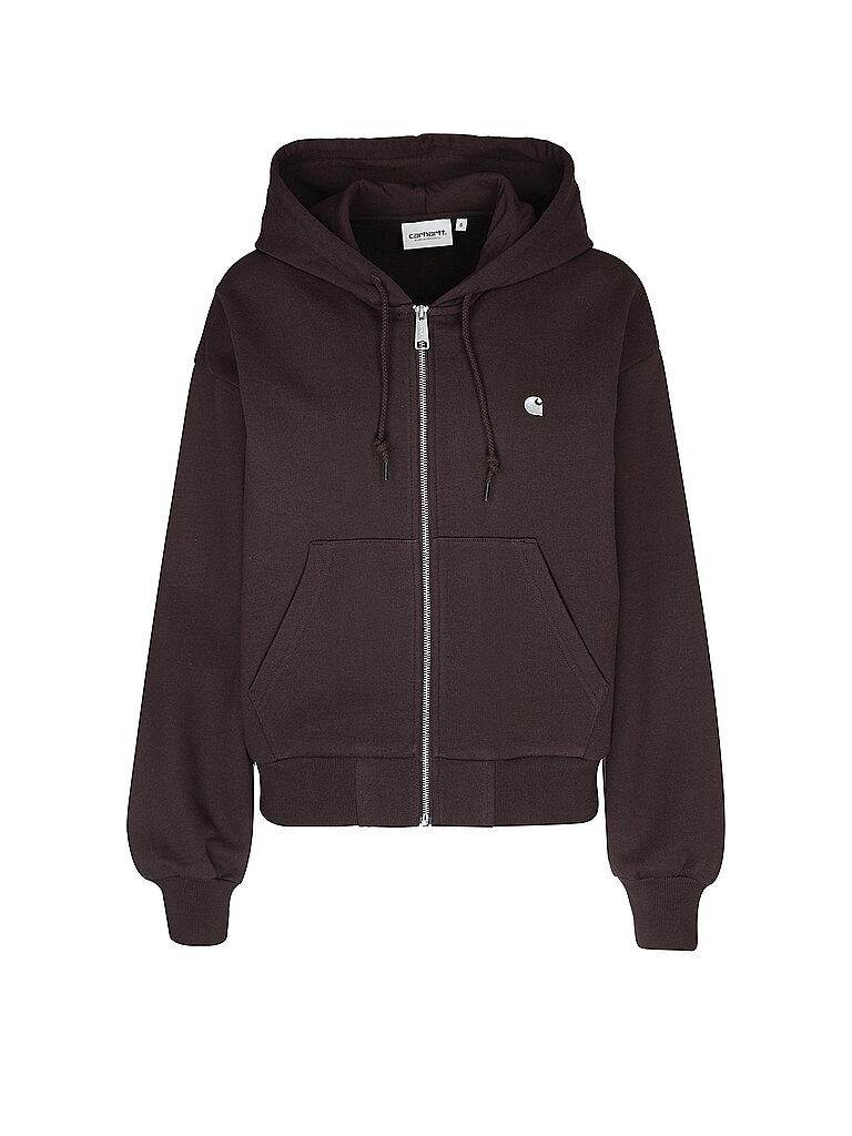 CARHARTT WIP Sweatjacke CASEY dunkelrot | XS