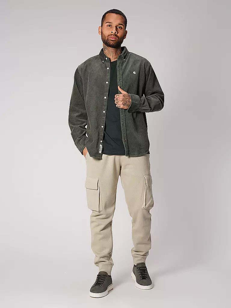 CARHARTT WIP | Cordhemd Loose Fit MADISON  | grün