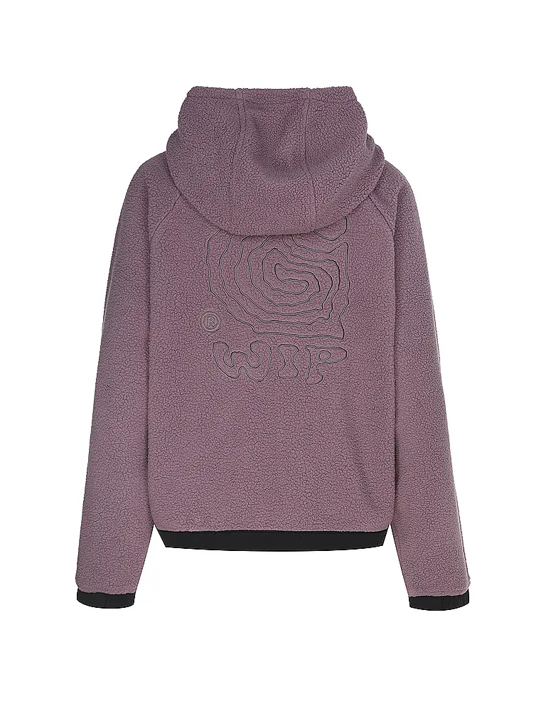 CARHARTT WIP | Fleecejacke W'HOODED HELIX | lila