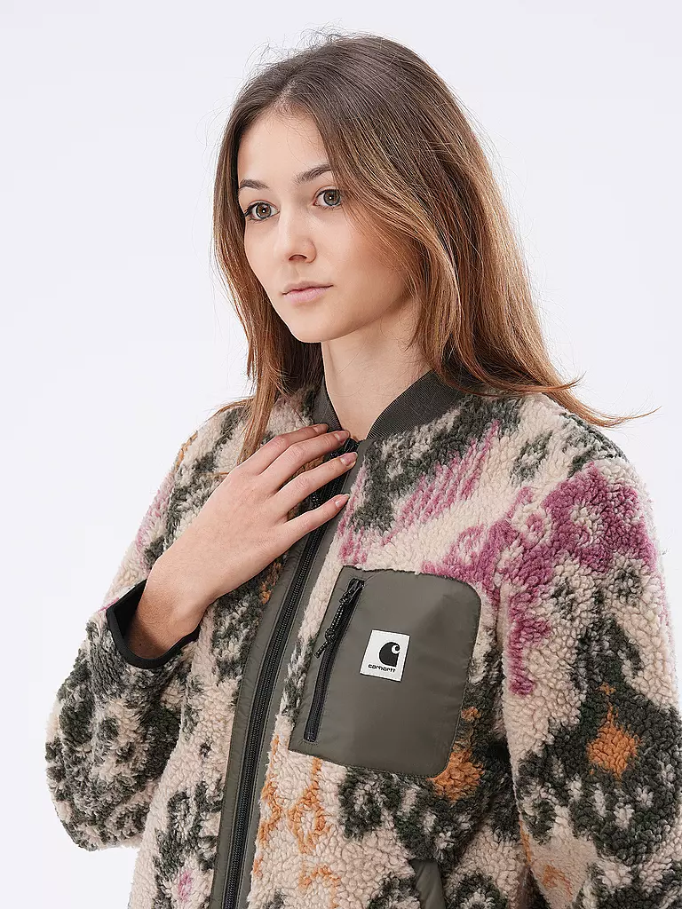CARHARTT WIP | Jacke in Felloptik JANET | beige