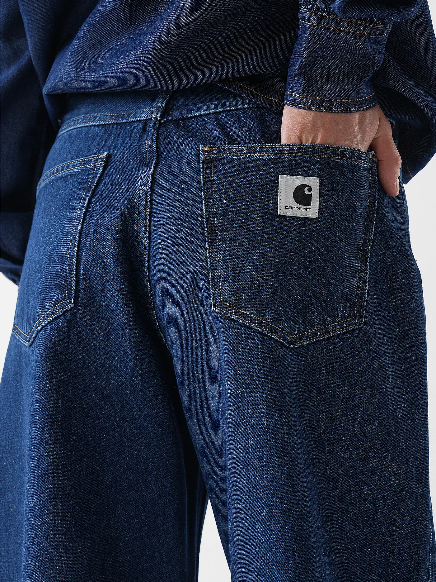 CARHARTT WIP | Jeans Balloon Fit BRANDON | dunkelblau