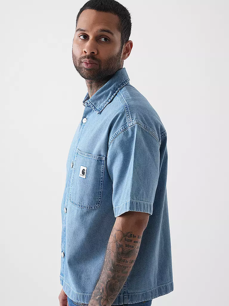 CARHARTT WIP | Jeansbluse LOVILIA | hellblau