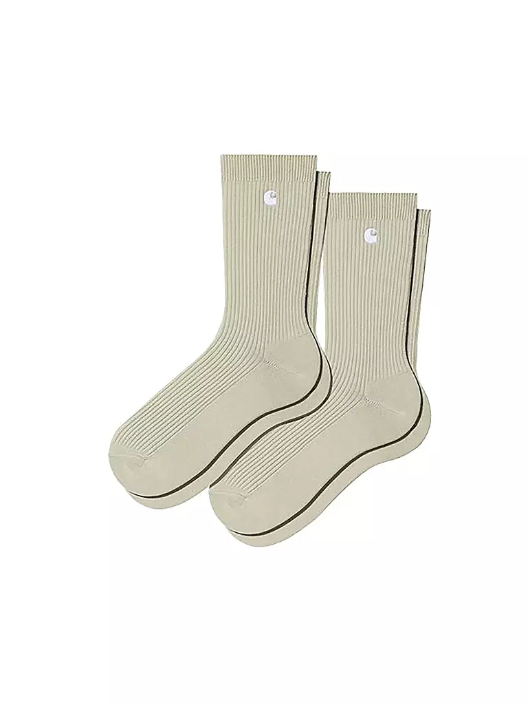 CARHARTT WIP | Socken 2er Pkg. beryl white  | dunkelgrün