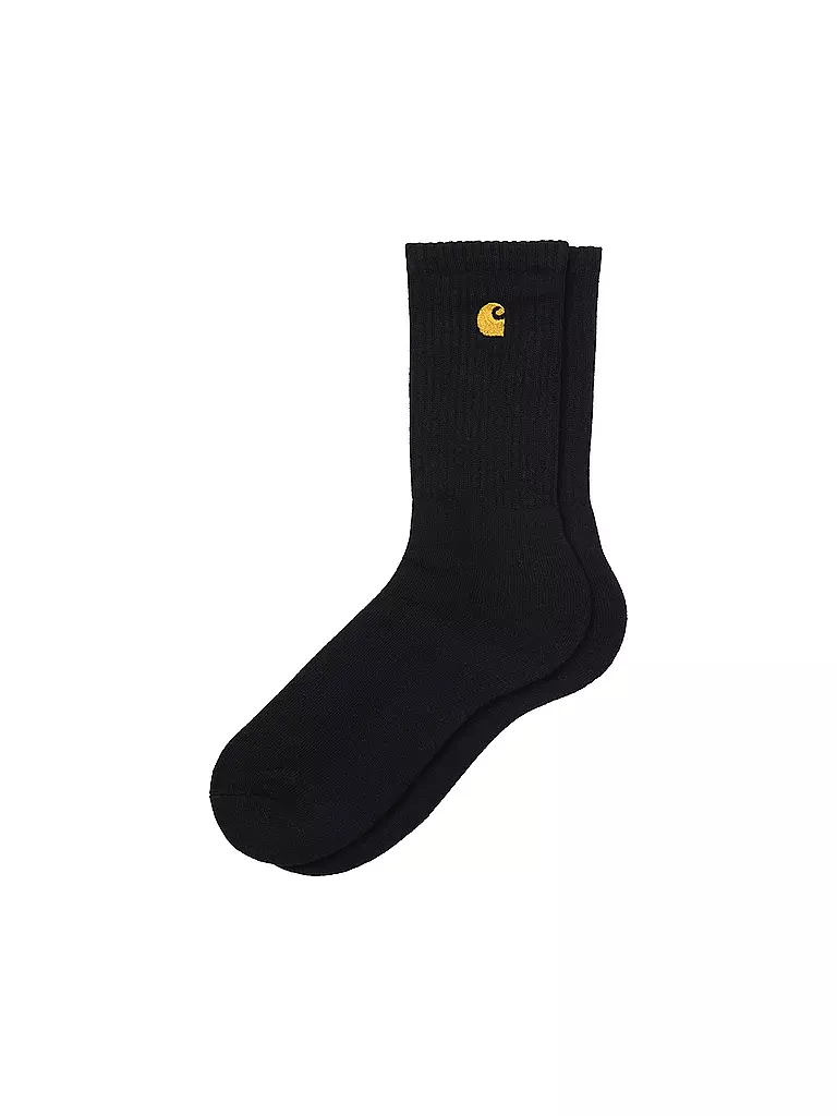 CARHARTT WIP | Socken CHASE black/gold | schwarz
