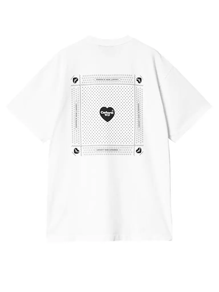 CARHARTT WIP | T-Shirt HEART BANDANA | weiss