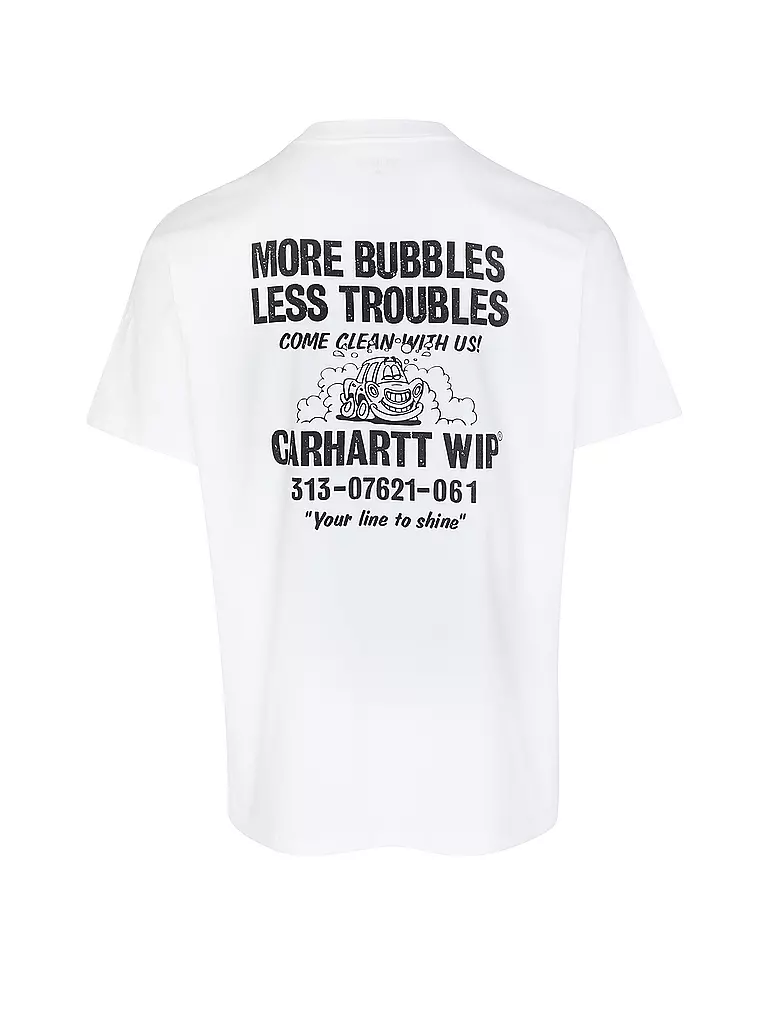 CARHARTT WIP | T-Shirt LESS TROUBLES | weiss