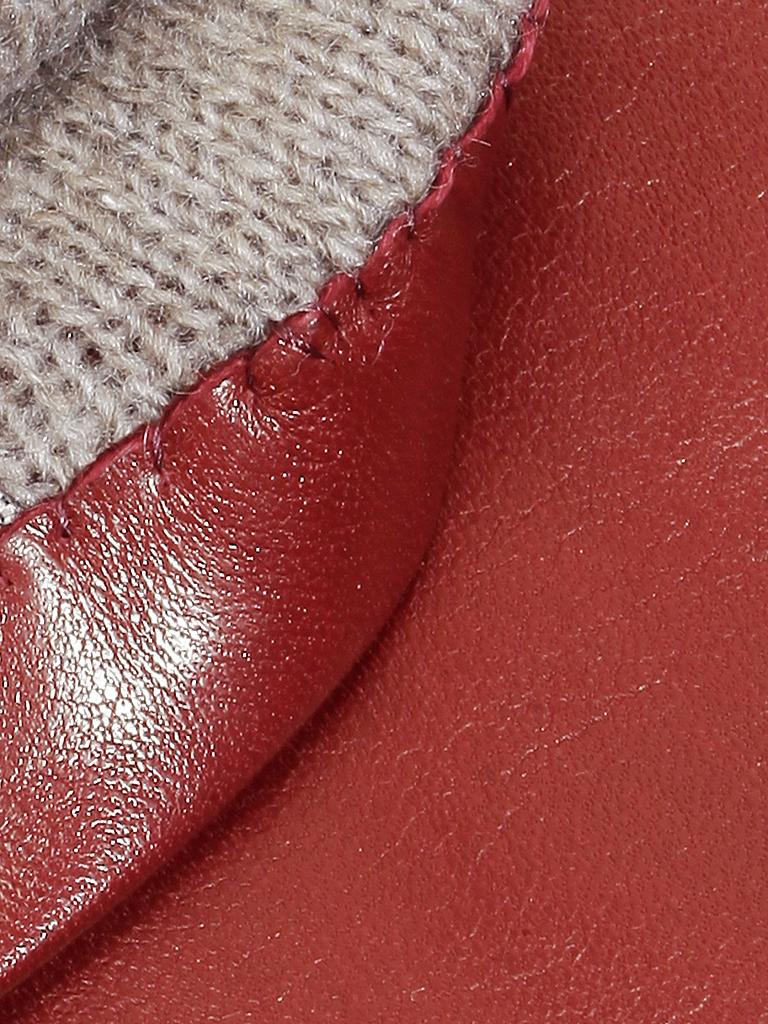 CARIDEI | Lederhandschuhe Donna | rot