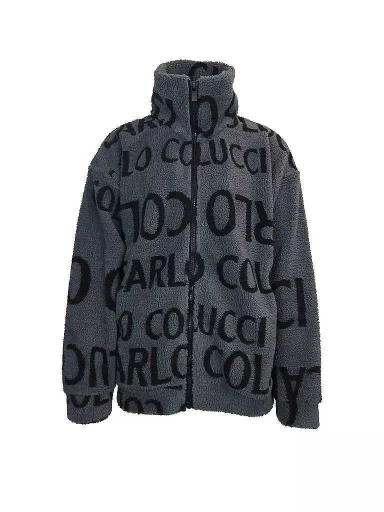 CARLO COLUCCI | Jacke in Felloptik | grau