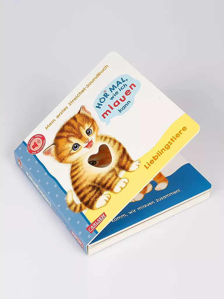 CARLSEN VERLAG | Hör mal, wie ich miauen kann (Mein erstes Streichel-Soundbuch 2) | keine Farbe