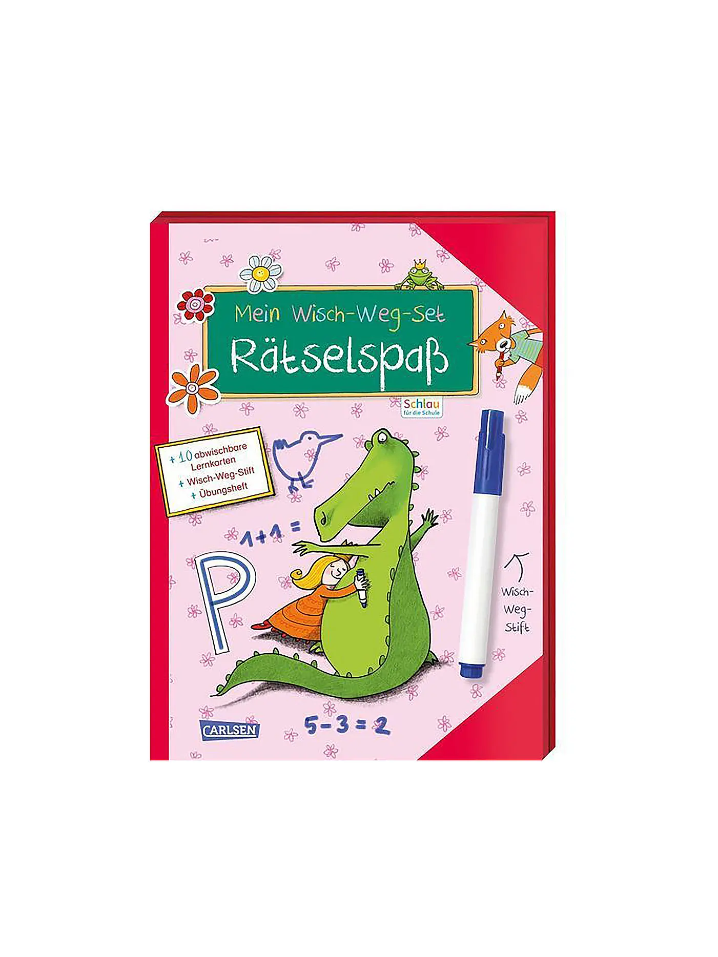 CARLSEN VERLAG | Mein Wisch-Weg-Set - Rätselspaß  | keine Farbe