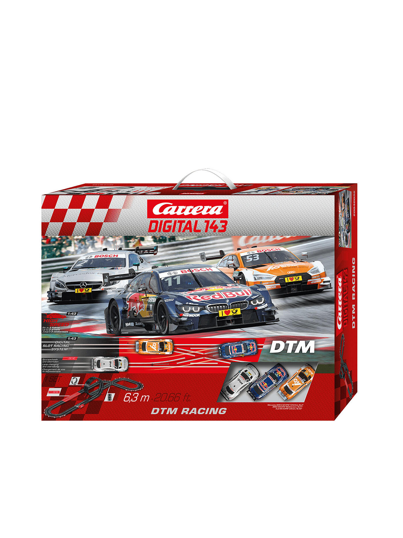CARRERA | Digital 143 Rennbahn - DTM Racing | 