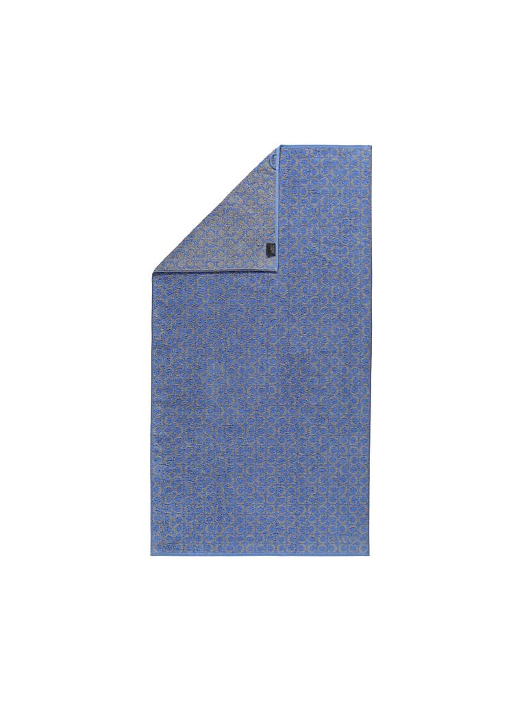 CAWÖ | Duschtuch "Two Tone C-Allover" 80x150cm (blau) | blau