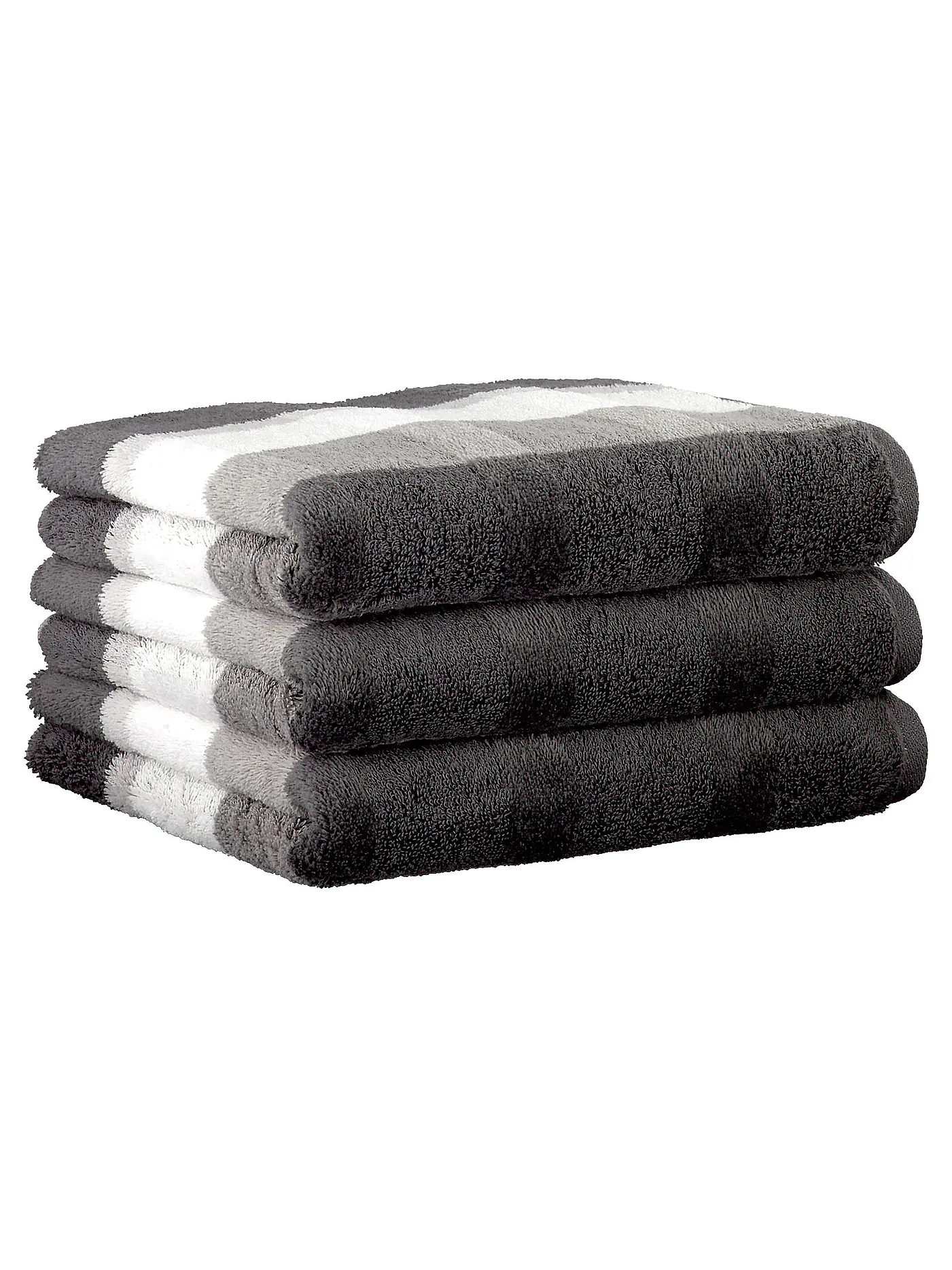 CAWÖ | Duschtuch NOBLESSE 80x160cm Anthrazit | grau