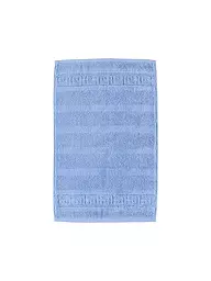 CAWÖ | Gästetuch NOBLESSE 30x50cm Mittelblau | hellblau