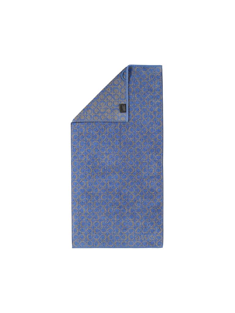 CAWÖ | Handtuch "Two Tone C-Allover" 50x100cm (blau) | blau